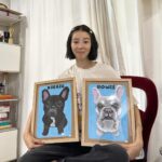 Irene Kim Instagram - The best gift ever. Thank you @benlenovitz for these adorable portraits of my Biggie & Bowie! I teared up when I saw these…you guys know how much Biggie & Bowie mean to me🥲 제가 힘들때, 슬플때, 행복할때 무한 사랑을 주는 비기와 보위 항상 고마워🥺 세상에 하나뿐인 사랑하는 반려동물을 추억할 수 있는 경험을 신세계백화점만의 단독 팝업에서 10월4일-22일까지 반려동물 초상화 전문 아티스트 벤 레노비츠을 만나볼수있음니다❤️❤️❤️ #광고 #신세계X벤레노비츠 #벤레노비츠 #반려동물초상화