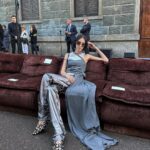 Irene Kim Instagram - @theattico was every girls dream closet…and I got to wear one of the looks from their show!😌💖 Milan, Italy