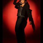 Isha Koppikar Instagram - Dressed in black, living in the red-hot moment 🔥🔥 Makeup: @makeupartistrybykavithasekar Hair: @thamizh.hairstylist Photography: @kiransaphotography Outfit: @neeturohra_india Jewellery: @rayabyvijetar Shoes: @prada Managed by: @dipalijoshi01 @vkcelebrities