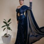 Isha Malviya Instagram - Her reign has just begun 👑💙 #teamishamalviya Shot by: @filmakershally Outfit: @aliyanabymeenabazaar Jewels: @the_kizals Makeup: @makeupbypanamkaur Hair: @shabana_sheikh_11 Styled by: @khwaish_mehta @isshhhbykhwaish Studio: @summerhousestudio_ Team: @insyncdigitals @colorstv @officialjiocinema #biggboss17 #bb17 #colorstv #jiocinema #endemolshine #ishamalviya
