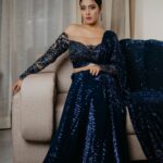 Isha Malviya Instagram - Her reign has just begun 👑💙 #teamishamalviya Shot by: @filmakershally Outfit: @aliyanabymeenabazaar Jewels: @the_kizals Makeup: @makeupbypanamkaur Hair: @shabana_sheikh_11 Styled by: @khwaish_mehta @isshhhbykhwaish Studio: @summerhousestudio_ Team: @insyncdigitals @colorstv @officialjiocinema #biggboss17 #bb17 #colorstv #jiocinema #endemolshine #ishamalviya