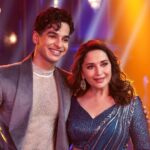 Ishaan Khattar Instagram - Arm in arm with the queen of charm! @madhuridixitnene 😍