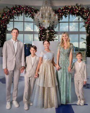 Ivanka Trump Instagram - With an abundance of love and immense pride, Jared and I celebrated our daughter Arabella’s Bat Mitzvah this past weekend. We reflect on the weekend with full hearts and an abundance of joy and gratitude.🌟

From her commitment to feeding hungry families through the Jewish Community Service Kosher Food Bank to supporting children with special needs through her work volunteering with the Friendship Circle and Whispering Manes, Arabella's giving heart and commitment to making a positive impact embodies the spirit of this special milestone. 

We couldn't be prouder of the extraordinary young woman she has become. Her kindness, creativity, humor, empathy and passion have filled our lives with so much joy and inspiration. May her Bat Mitzvah be the beginning of a beautiful and fulfilling chapter in her life. 💖✨