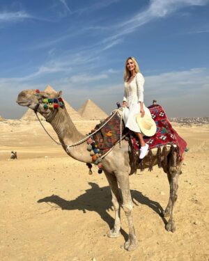 Ivanka Trump Instagram - A day at the Pyramids! 🐫

So special to explore the beauty of Egypt for the first time with my family!