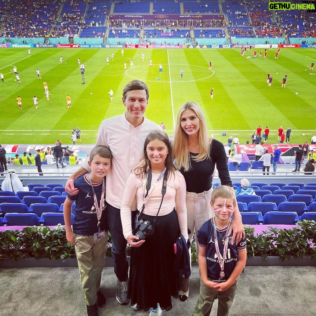 Ivanka Trump Instagram - 3 days, 4 matches, a ton of laughs and countless family memories made at the World Cup! ⚽️⚽️⚽️ #FIFAworldcup #FIFAworldcup2022 DOHA - Qatar