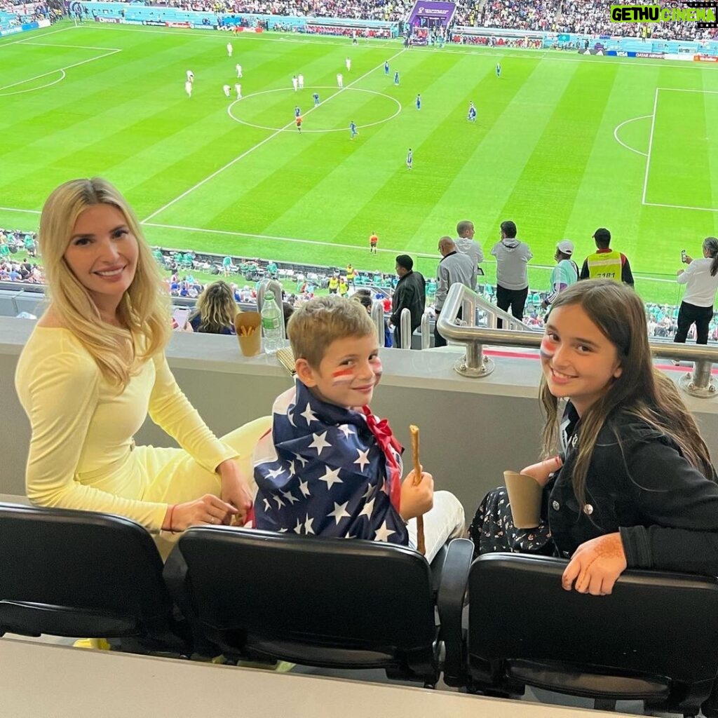 Ivanka Trump Instagram - 3 days, 4 matches, a ton of laughs and countless family memories made at the World Cup! ⚽️⚽️⚽️ #FIFAworldcup #FIFAworldcup2022 DOHA - Qatar