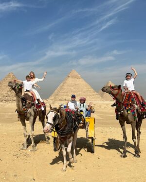 Ivanka Trump Instagram - A day at the Pyramids! 🐫

So special to explore the beauty of Egypt for the first time with my family!