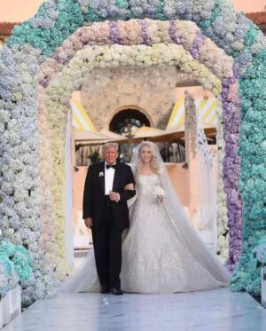 Ivanka Trump Instagram - When I was 12 years old my dream of having a baby sister came true!  From the first moment I held @tiffanytrump in my arms and looked into those big, kind, curious blue eyes I was smitten. 

Tiffany radiates love, compassion and grace ~ attributes that she will bring into her marriage with Michael.

I wish Tiffany and Michael an abundance of happiness and joy as they begin their lives together as husband and wife! 

May their love be a source of light in this world! 💙💙💙