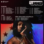 J.I.D Instagram – We coming New Zealand/Australia and Asia… tickets are live now!!! Don’t miss it !!!!!!