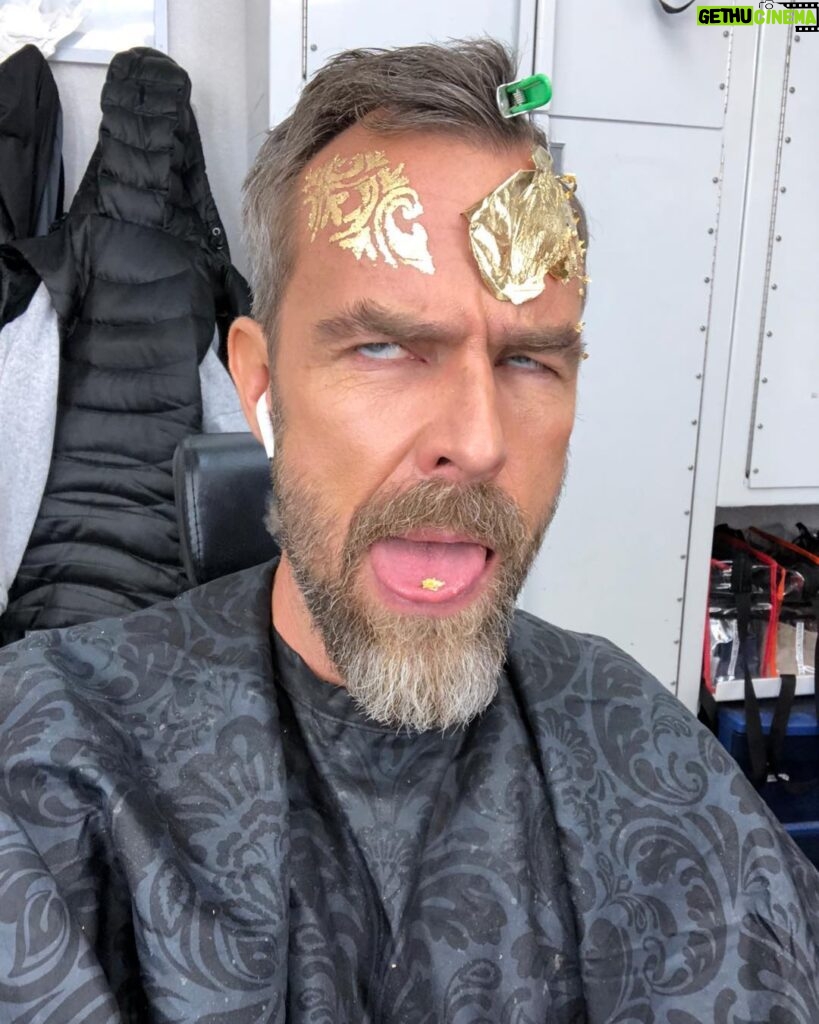 JR Bourne Instagram - Getting ready for tonight! #the100 #season7 #finalseason