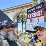 Jack Black Instagram - Look who I saw at the SAG/WGA strike! UNION STRONG!!