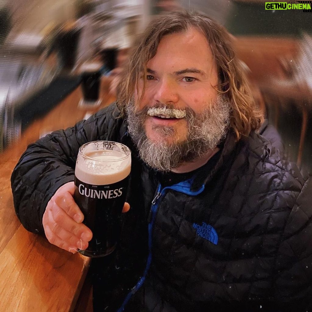 Jack Black Instagram - Thanks Dublin...you da best! 💚🤍🧡 Dublin, Ireland