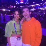 Jack Griffo Instagram - SUPER BOWL OPENING NIGHT WITH KIRA !!! ⚡️💥🥣