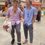 Jack Griffo Instagram - When in Rome, get matching fits with your bestie. This was in Venice, but, still valid. Take me back 😫 Italy