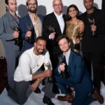 Jack Quaid Instagram - 💥Last night was a BLAST! Big thank you to the @hollywoodcreativealliance for the honoring @theboystv with some awards and some noms. Also HUGE thank you for giving @toni.starr and I the opportunity to present our fearless leader @erickripke1 with the TV icon award. #TheBoys #hcatvawards #astraawards.