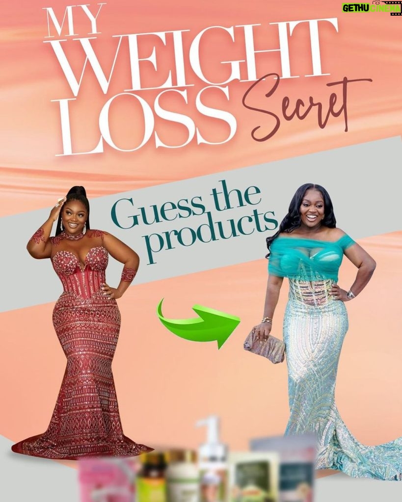 Jackie Appiah Instagram - Get ready for the big reveal! 🌟 I'll be sharing my weight loss secret in an exclusive video soon. Take a look at the flier and guess which products I've been using. Comment your answers and tag the brand for a chance to win a pack of my weight loss secret! Let's do this together! 💪🏼🌺 #WeightLossJourney #Transformation #GuessAndWin"