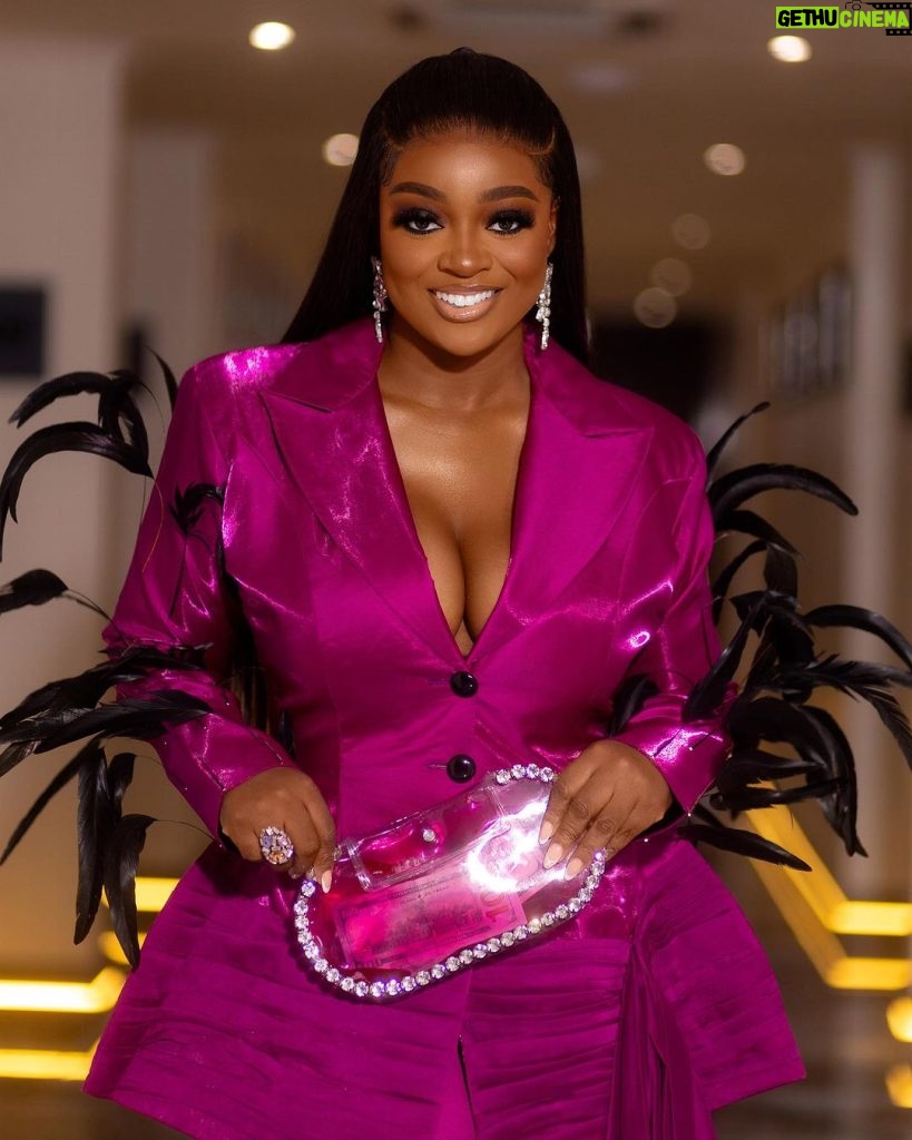 Jackie Appiah Instagram - AMAA 2023 Drip Outfit @weizdhurmfranklyn Hair @shika_hairgh Styled by @bveystyling MUA @edens_glam Hair styled by @kelzz_signatures Picture @royayomide_ Accessories @sparkles_jewellerygh