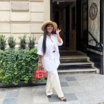 Jackie Appiah Instagram - Paris is always a good idea. Styled by @bveystyling @chanelofficial @goyardofficial @gucci