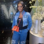 Jackie Appiah Instagram - “And I was busy posing for a picture” Styled by @berylamaraigbe MUA @venus_valaron Personal shopper @byroyaleuk Hair @prikelshairltd #loewe #goyard
