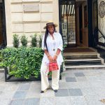 Jackie Appiah Instagram - Paris is always a good idea. Styled by @bveystyling @chanelofficial @goyardofficial @gucci