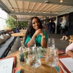 Jackie Appiah Instagram - HARRODS DELIGHT…….. Outfit @fashionfivar #harrods