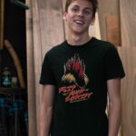 Jacob Bertrand Instagram - Flip Your Script! I've partnered with @represent and @cobrakaiseries to release my first ever limited edition apparel collection inspired by Hawk! Click the link in my bio to buy or go to represent.com/jacob Proceeds from every product sold support the life-changing work of Gobi Support inc, @gobi_support an organization dedicated to helping middle and high school teens and their families rethink their relationship with drugs and alcohol. Only available for two weeks! #CobraKai #Hawk 📸 @donniekanephoto Wood Shop