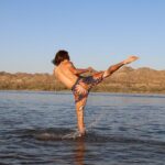 Jacob Bertrand Instagram - Jump or kick? Colorado River