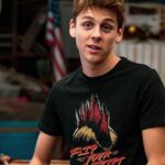 Jacob Bertrand Instagram – Flip Your Script! I’ve partnered with @represent and @cobrakaiseries to release my first ever limited edition apparel collection inspired by Hawk! Click the link in my bio to buy or go to represent.com/jacob 

Proceeds from every product sold support the life-changing work of Gobi Support inc, @gobi_support an organization dedicated to helping middle and high school teens and their families rethink their relationship with drugs and alcohol. Only available for two weeks! #CobraKai #Hawk

📸 @donniekanephoto Wood Shop