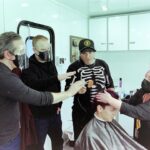 Jacob Bertrand Instagram - That one time the big 3 bet me 50 bucks to let Billy shave my head @xolosphotos