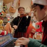 Jacob Collier Instagram – Some “Home Alone” warmth from the two of us! 🎄❤️ London, United Kingdom