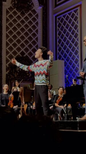 Jacob Collier Instagram - One year ago today. A moment that changed my life. Of all the audience choirs I’ve ever experienced, this is one of the deepest of them all.

Djesse Vol. 4 features over 100,000 voices from audience choirs from every corner of the world, recorded between 2022-2023. It’s a sound beyond anything I can put into words.

Over the course of collaging them together, I’ve been building an audience choir instrument for you all to play, that I’m SUPER excited about. More on that soon :)

Djesse Vol. 4 out Feb 29th at 11:59PM 💙💚💛♥️