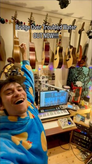 Jacob Collier Instagram - BRIDGE OVER TROUBLED WATER is out now!!!!!

@torikelly @johnlegend @yebbasmith – thank you all for inspiring me to no end.

Djesse Vol. 4 is out in ONE WEEK.