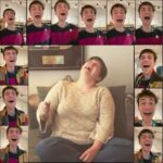 Jacob Collier Instagram - Two Easters ago. Love you madly @yebbasmith 🌉 🌊