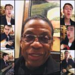 Jacob Collier Instagram - Happy 83rd birthday to the youngest man I know - purveyor of finest butter notes and fellow out-geeker on minor 9ths. I love you with my whole heart, and I’m eternally glad you visited this planet to twist up our harmonic brains and fill up our human hearts. You’re the greatest, @herbiehancock ❤️‍🔥