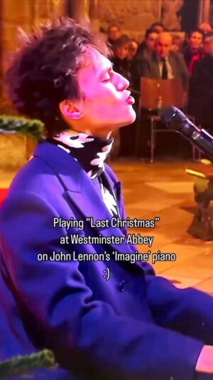 Jacob Collier Instagram - “Last Christmas” at Westminster Abbey on John Lennon’s ‘Imagine’ piano, for the Royal Carol Concert!

If you play Whammageddon, I sincerely apologise for today’s antics.