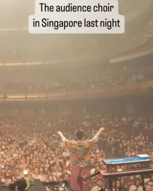 Jacob Collier Instagram - Here are some of my favourite audience choirs of all time.

1. Glastonbury Festival, UK, July 2023.
2. Rome, Italy, November 2022.
3. Singapore, November 2022.
4. Sydney, Australia, with @natalie_imbruglia , Dec 2022.
5. Bangalore, India, November 2023.
6. Vienna, Austria, July 2023.
7. Vienne, France, in the rain, July 2023.
8. Dallas, USA, April 2022.
9. London, UK, June 2022.

ONE MONTH UNTIL DJESSE VOL. 4 TOUR BEGINS!!!!

Cannot wait to sing with you all again ♥️