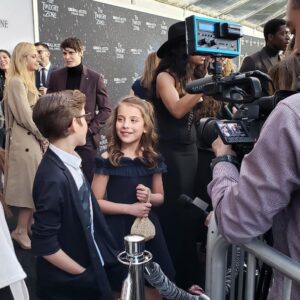 Jacob Tremblay Instagram - #AboutLastNight #TheTwilightZone Premiere 🚪🌀 My favorite part was watching my little sister steal the spotlight! Check us out in "The WunderKind" coming soon! (Thanks @KCFee for helping her shine!) #EricaTremblay