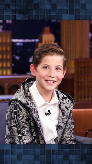 Jacob Tremblay Instagram - @jacobtremblay in 2019 explaining how he and @harrystyles were in the running to play Prince Eric in “The Little Mermaid” is everything! 😂❤️ #FallonFlashback