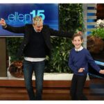 Jacob Tremblay Instagram - Always a joy to visit @TheEllenShow because she chooses kind every day! #WonderMovie #ChooseKind 💙💙💙