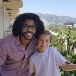 Jacob Tremblay Instagram - Hangin' with a buddy & member of my @Wonderthemovie family today, the @DaveedDiggs aka Mr. Browne! Let's #ChooseKind everybody! Los Angeles, California