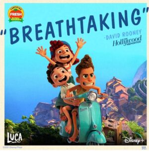 Jacob Tremblay Instagram - #ANDIAMO! Joining the @pixar family was a dream come true for me.  Getting to watch all the work that happens behind these beautiful animated films was an absolute honor and privilege. Thank you @enricocasa for trusting me with your Luca, and congratulations to all the geniuses that worked on @pixarluca! #abbracciebaci #certifiedfresh