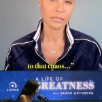 Jada Pinkett Smith Instagram - Please join me and @sarahgrynberg for a powerful conversation on her podcast A Life of Greatness. I don’t think you will want to miss it✨ STREAMING NOW❣️ #ourworthyjourney #worthy