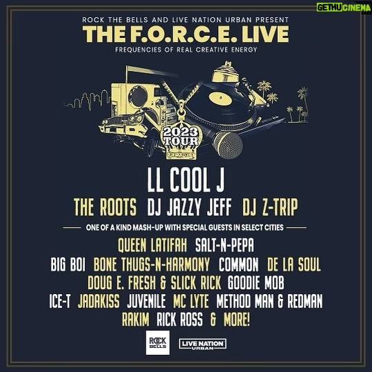 Jadakiss Instagram - Catch me on The F.O.R.C.E Live with LL COOL J, The Roots, DJ Jazzy Jeff & many more Hip-Hip legends. 🎤 This will be the biggest tour this summer! Tickets on sale 10am - 4/28 at Ticketmaster.com @livenationurban @rockthebells