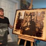 Jadakiss Instagram - We would like to welcome @MochArt7 to the @kisscafecoffee family! This painting is made out of Coffee! @iam_setfree let’s put the plan together! Art x Coffee