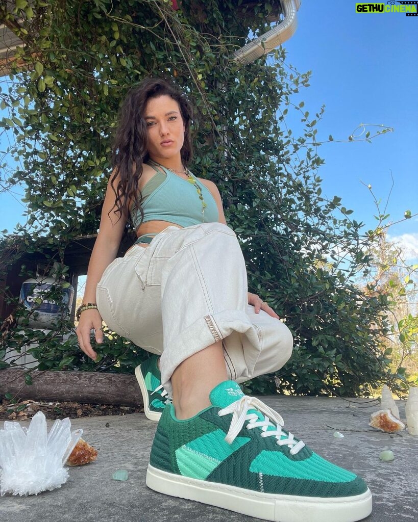 Jade Chynoweth Instagram - Exciting Jade X Fuego giveaway posting tomorrow at 12pm pst/ 3pm est! A little dance challenge for a chance to be reposted and win a pair of the Jade Stone 1s 💚 I love all of you so much and am just so grateful to have this crazy support from everyone who follows me. I’m am so lucky to have people appreciate my art and I’m even happier I got turn my passion into something bigger! A shoe designed by @jagerbombsart and myself, made from recycled plastic, and made for not only dancers but everyone. Head over to @fuego.dance to browse my shoes and more💚