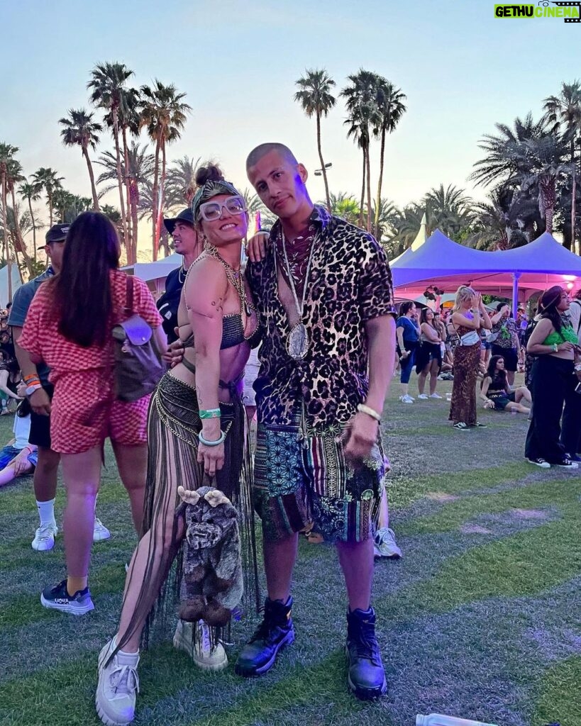 Jade Chynoweth Instagram - Green for Earth Day🌿 Coachella Day 2 With My Boo Highlight of the Day: Rosalia