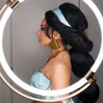 Jade Thirlwall Instagram - A whole new world and a whole new man 🧞‍♂️👑 Sorry Aladdin 👀 #yougottarubmetherightway 📸 @pharaohdraws