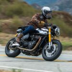 Jaime Camil Instagram - I’ve been riding bikes since I was 5, thank you @victoryjon for capturing these moments 🤩😎 I’m enjoying my @officialtriumph @triumphamerica way too much! It was customized by @british_customs 🏍️🖤 I’m wearing the @georgeesquivel “JC Moto Boots”, @bikeshedmotoco blue jeans, @highway21apparel gloves, @merlamoto riding shirt, @klim airbag vest, @bmwmotorrad evo system 7 helmet and the amazing @senabluetooth 50c mesh comm system + camera. It still has the @gentlemansride side plates 😉
