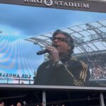 Jaime Camil Instagram - I love you @lafc @lafc3252 🖤💛 Singing the National Anthem at our beloved cathedral is magical @bmostadium 🌟 Here we go! Season 6 💪🏽💥 @lafclarry @lafcrich #mlschampions @mls @appletvplus @appletv 📹 by @heidibal ❤️ And huge thanks to the wonderful and talented @westlosangeleschildrenschoir for accompanying me 🙏🏽☺️ BMO Stadium