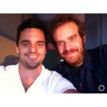 Jake Johnson Instagram - #tbt when @ericjedelstein & I called a minor league baseball game.